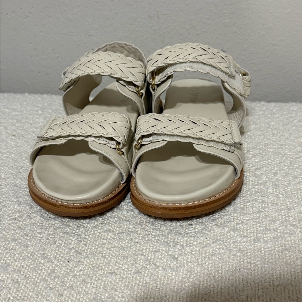 Bared Footwear Cream Braided Sandals